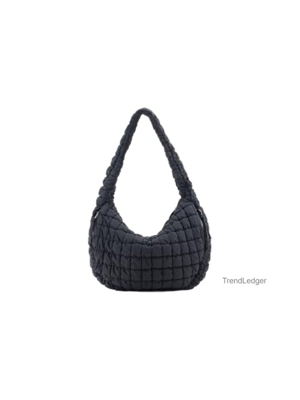 Quilted Puffer Tote Bag Large Lightweight Nylon Crossbody Hobo